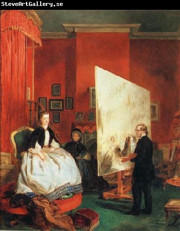 John Ballantyne William Powell Frith Painting the Princess of Wales